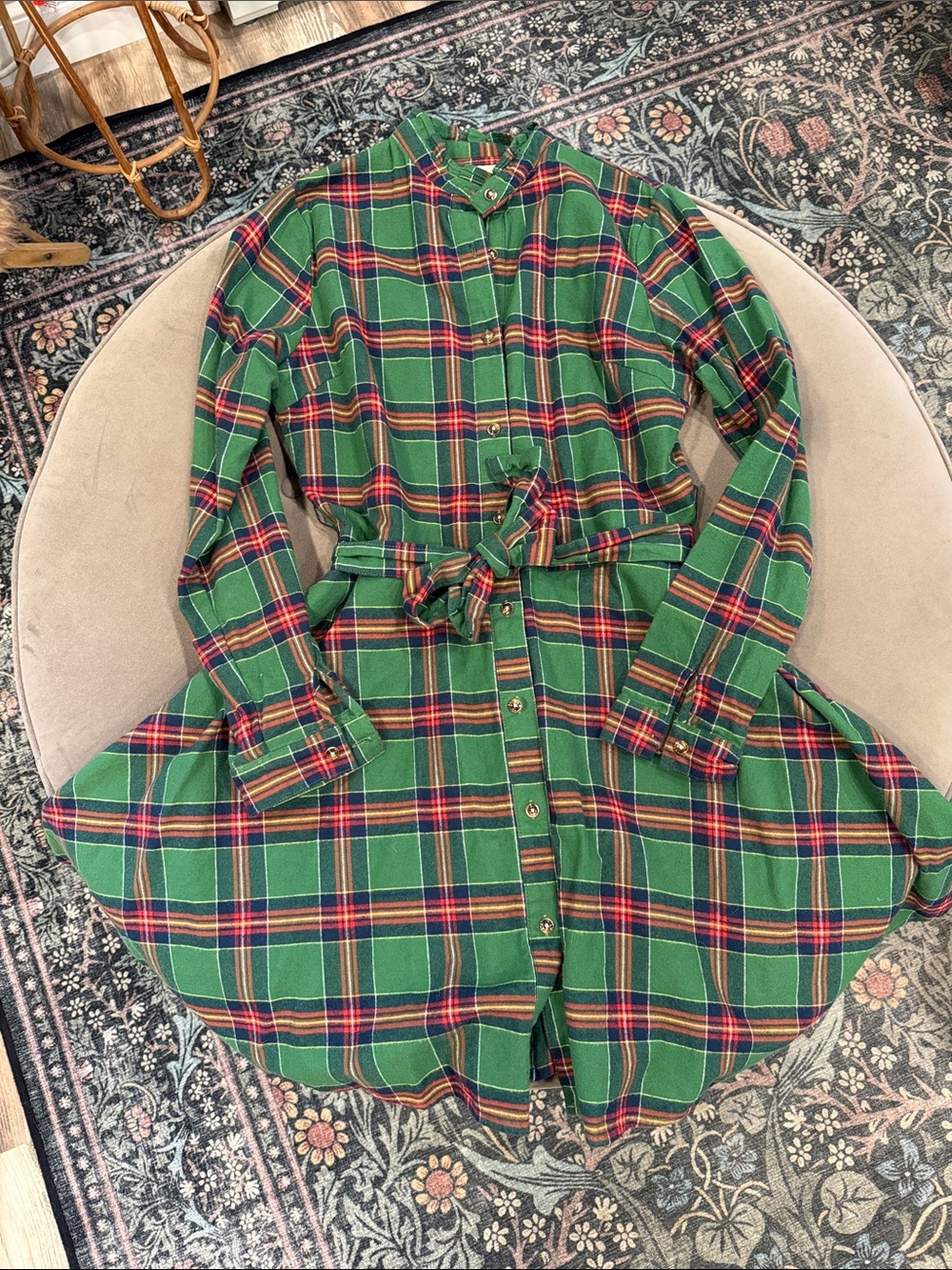 Kiel James Patrick Flannel Mini Dress - NWOT